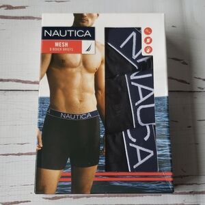 Nautica M new mesh boxer bundle of 3